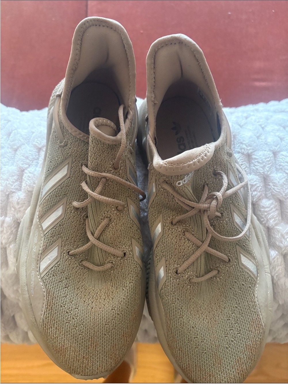 adidas Men's Olive Khaki Athletic Sneakers - Picture 2 of 5
